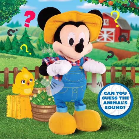 Disney Junior Mickey Mouse E-I-Oh! Mickey Mouse Feature Plush