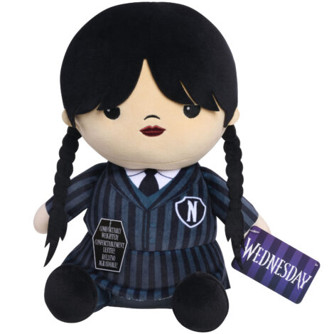Wednesday Weighted Plush - Just Play | Toys for Kids of All Ages