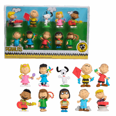 Peanuts Collector's Figure Set - Just Play | Toys for Kids of All Ages