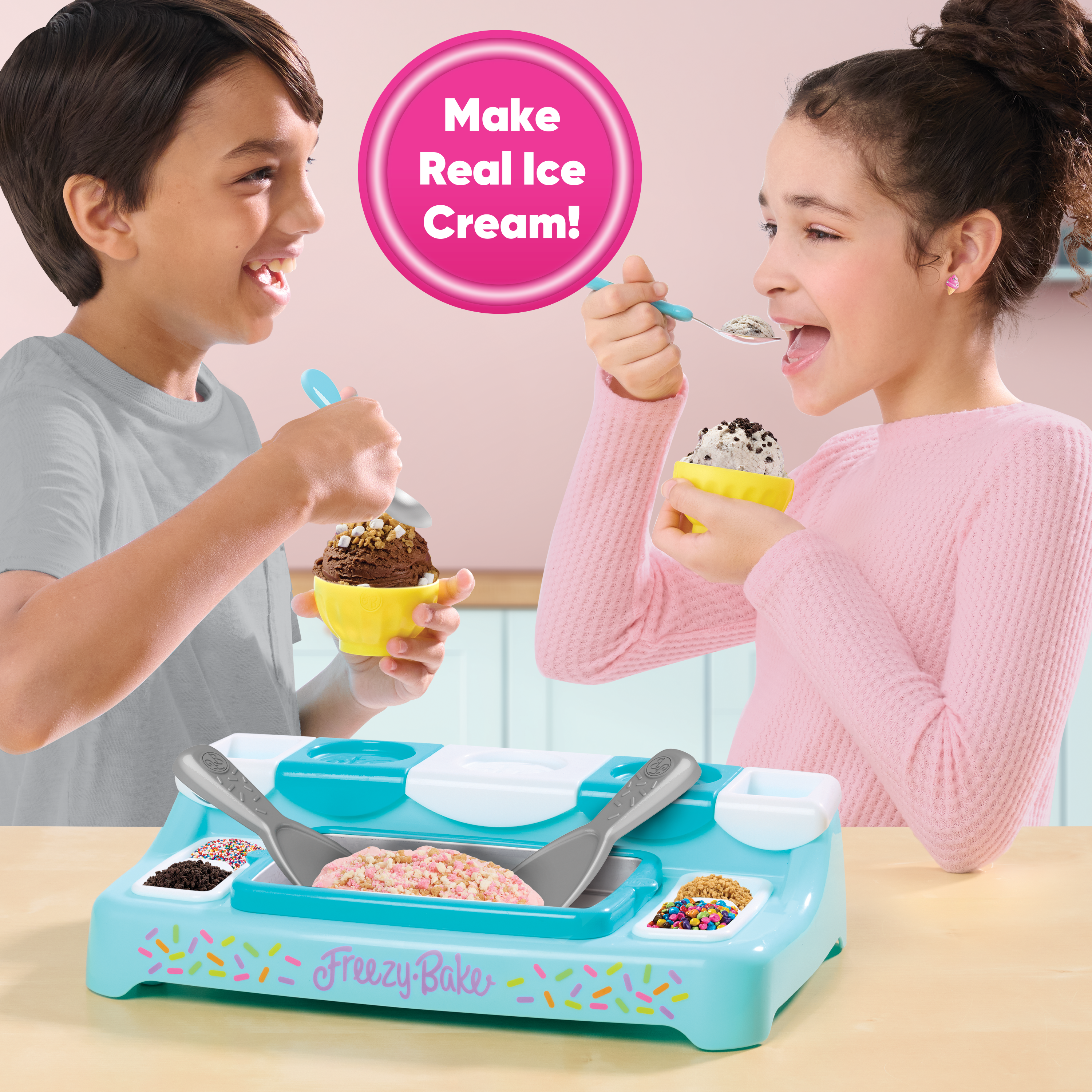 Easy Bake Chocolate Ice Cream Mix - Just Play | Toys for Kids of